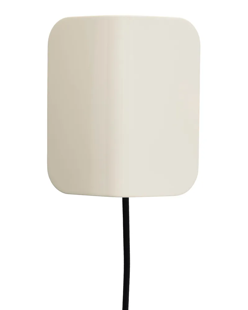 Hay Wandleuchte mit Stromkabel Apex - Rosa - bemalter Stahl - Designer John Tree 