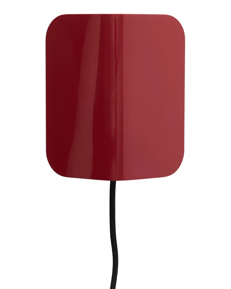 Hay Wandleuchte mit Stromkabel Apex - Rosa - bemalter Stahl - Designer John Tree 
