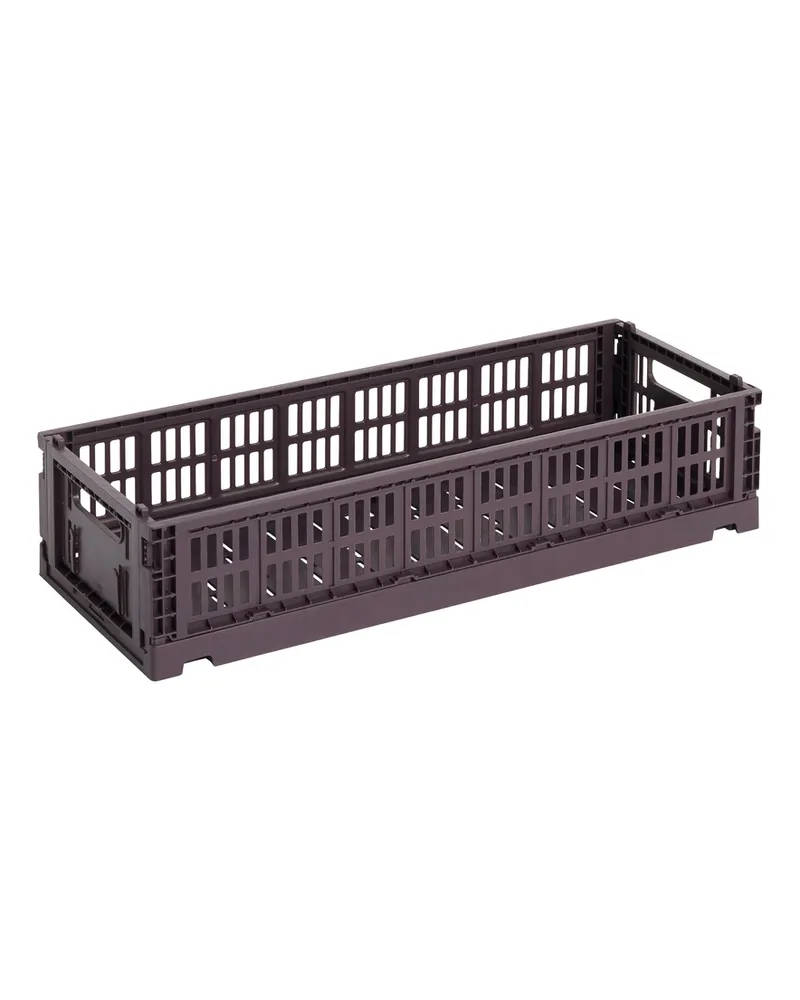 Hay Korb Colour Crate - Grau - Recyceltes Polypropylen - Designer Hay Studio 