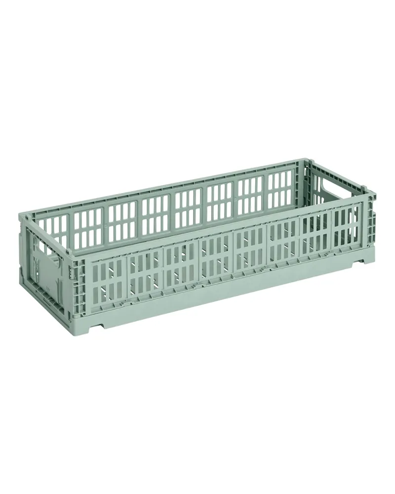 Hay Korb Colour Crate - Grau - Recyceltes Polypropylen - Designer Hay Studio 
