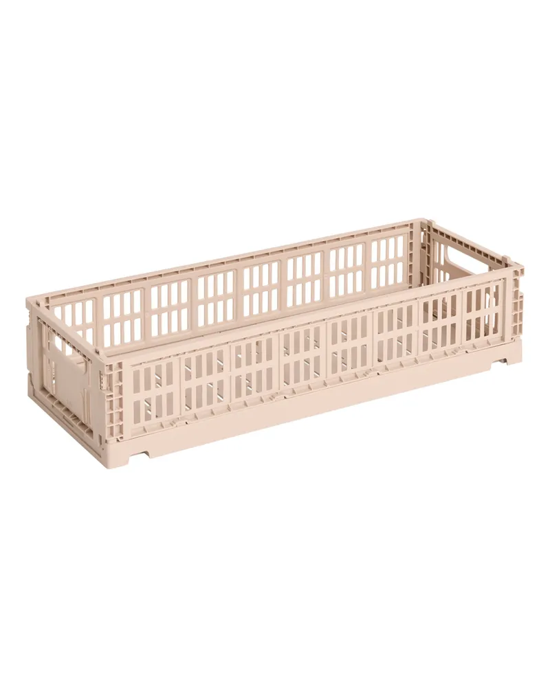 Hay Korb Colour Crate - Grau - Recyceltes Polypropylen - Designer Hay Studio 