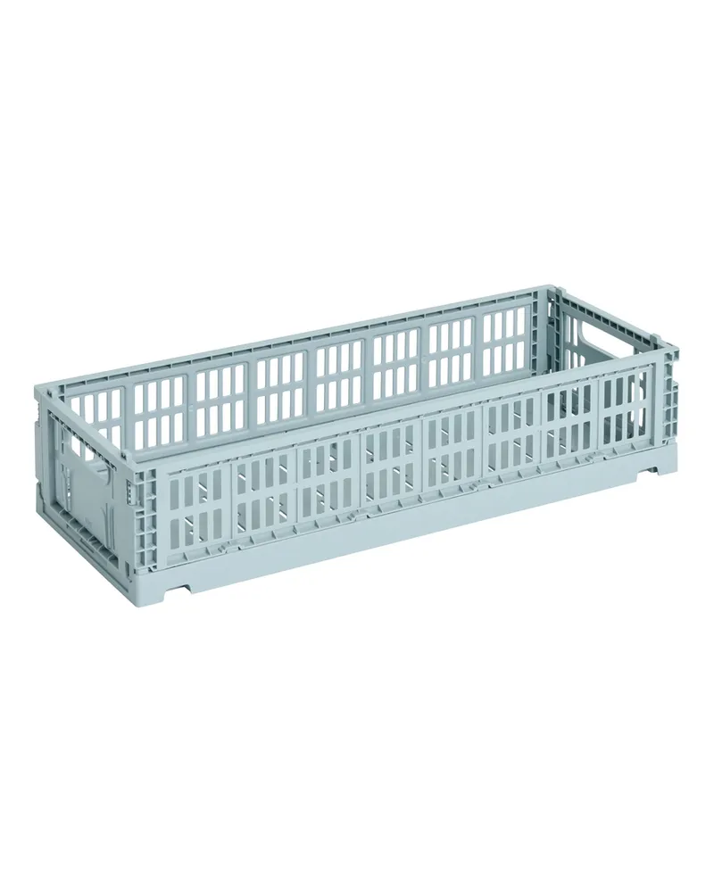Hay Korb Colour Crate - Grau - Recyceltes Polypropylen - Designer Hay Studio 