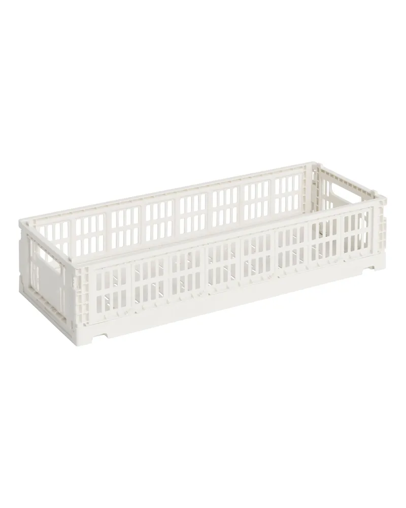 Hay Korb Colour Crate - Grau - Recyceltes Polypropylen - Designer Hay Studio 