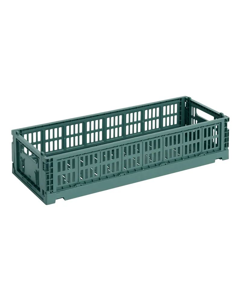 Hay Korb Colour Crate - Grau - Recyceltes Polypropylen - Designer Hay Studio 