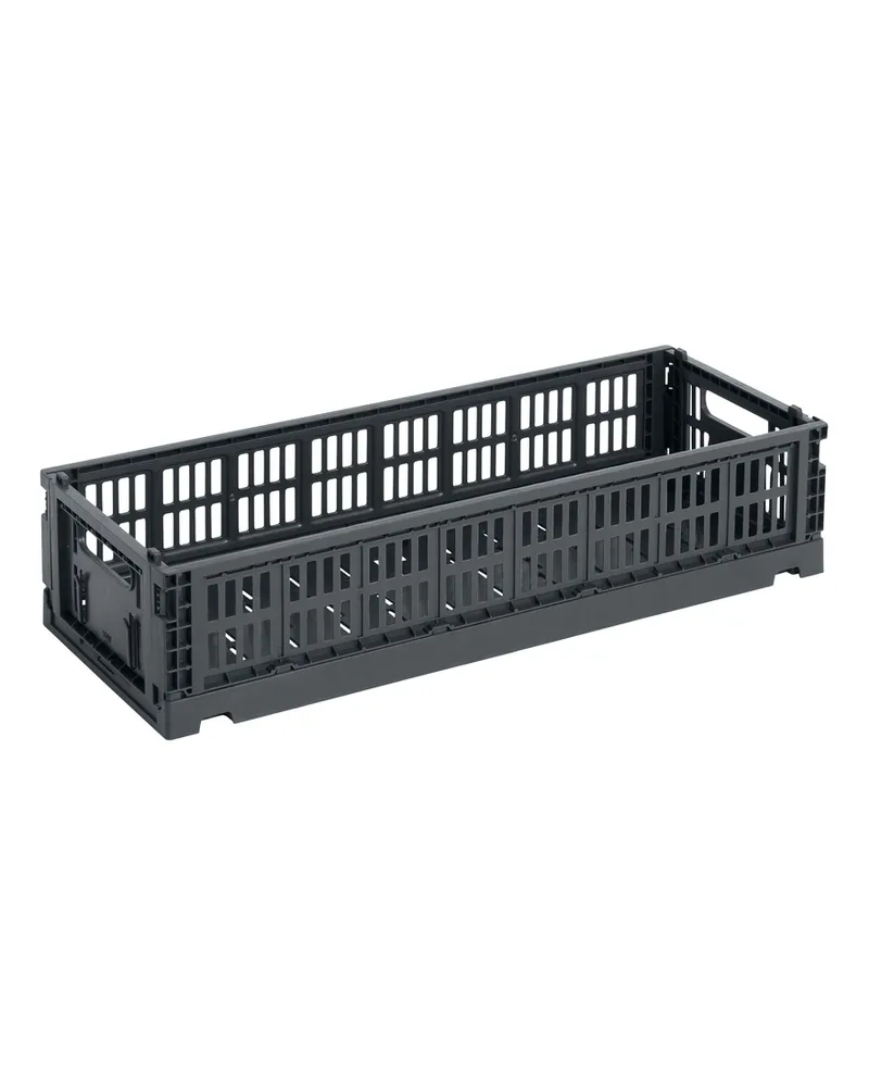 Hay Korb Colour Crate - Grau - Recyceltes Polypropylen - Designer Hay Studio 