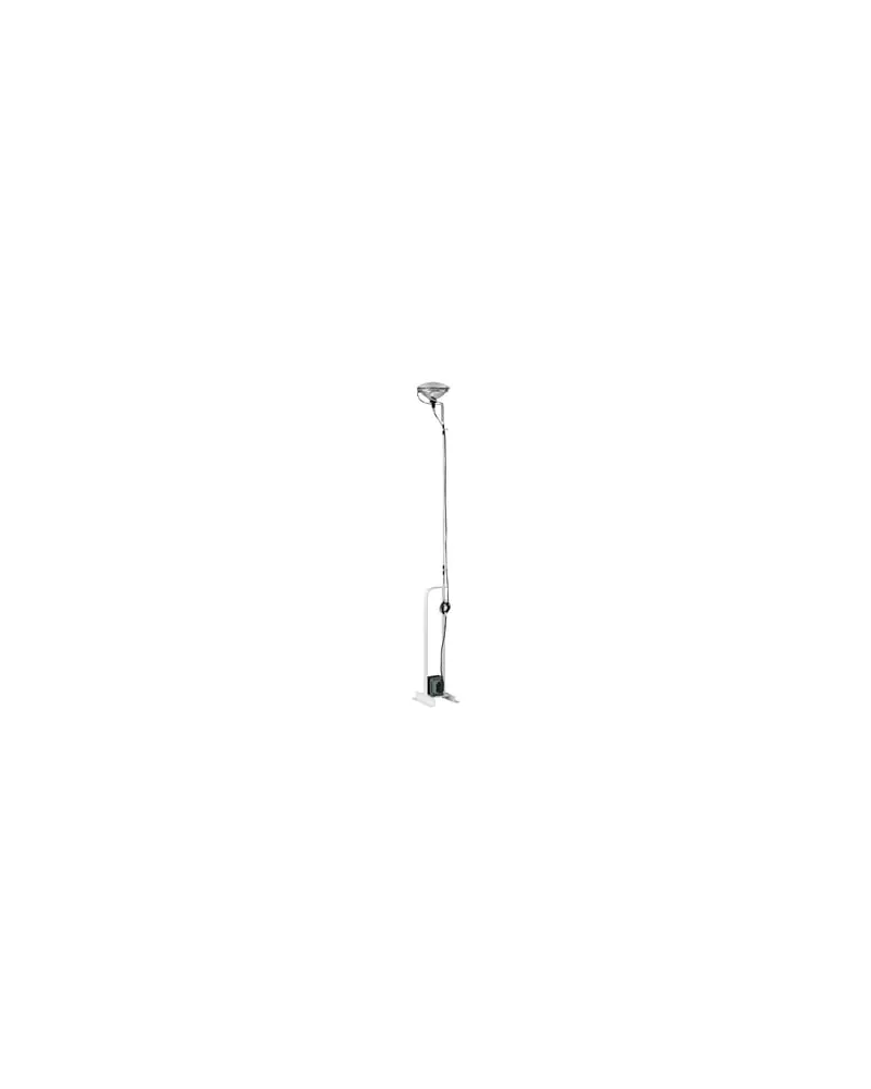 Flos Stehleuchte Toio - Weiß - Stahl - Designer Pier Giacomo Castiglioni 