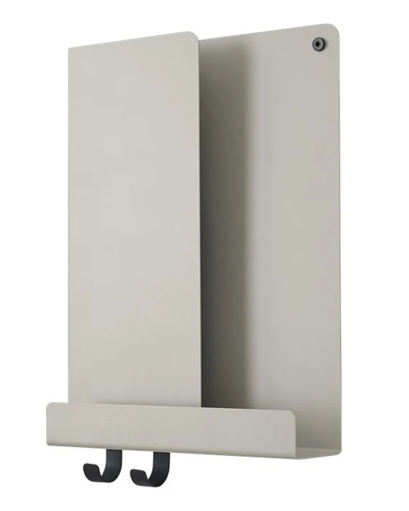 Muuto Regal Folded - Grau - lackierter Stahl - Designer Johan van Hengel 
