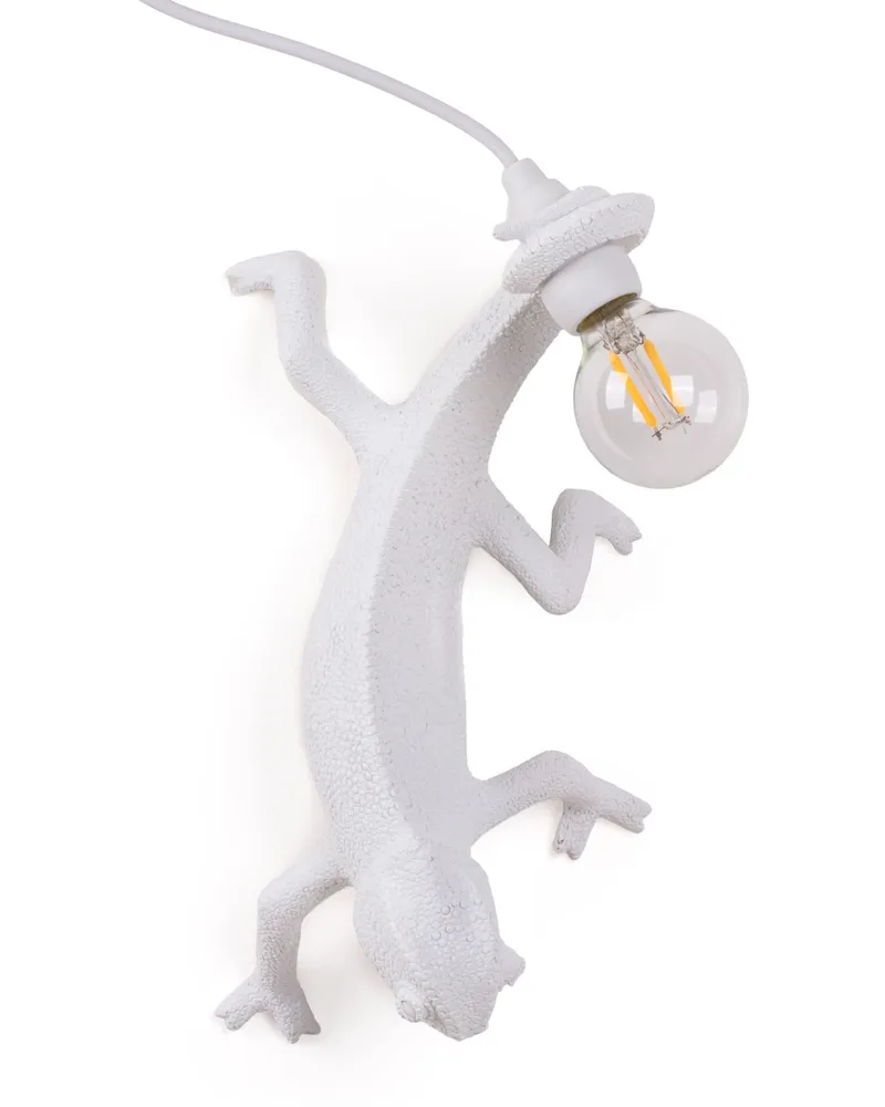 Seletti Wandleuchte mit Stromkabel Animaux - Weiß - Harz - Designer Marcantonio 