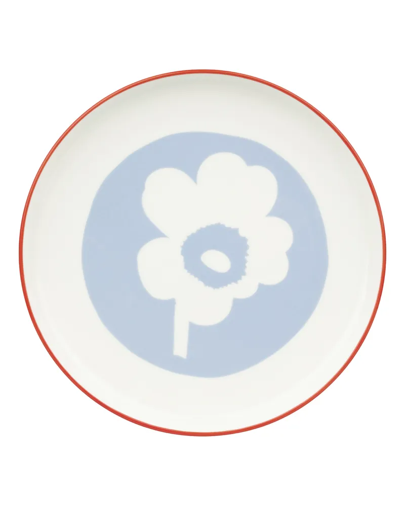 Marimekko Dessertteller Unikko - Beige - Sandstein - Designer Maija Isola 