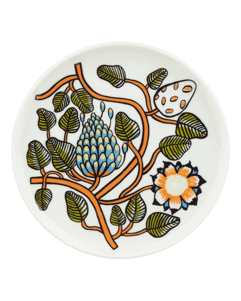 Marimekko Dessertteller Unikko - Beige - Sandstein - Designer Maija Isola 
