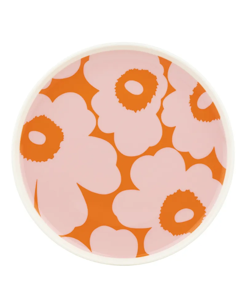 Marimekko Dessertteller Unikko - Beige - Sandstein - Designer Maija Isola 