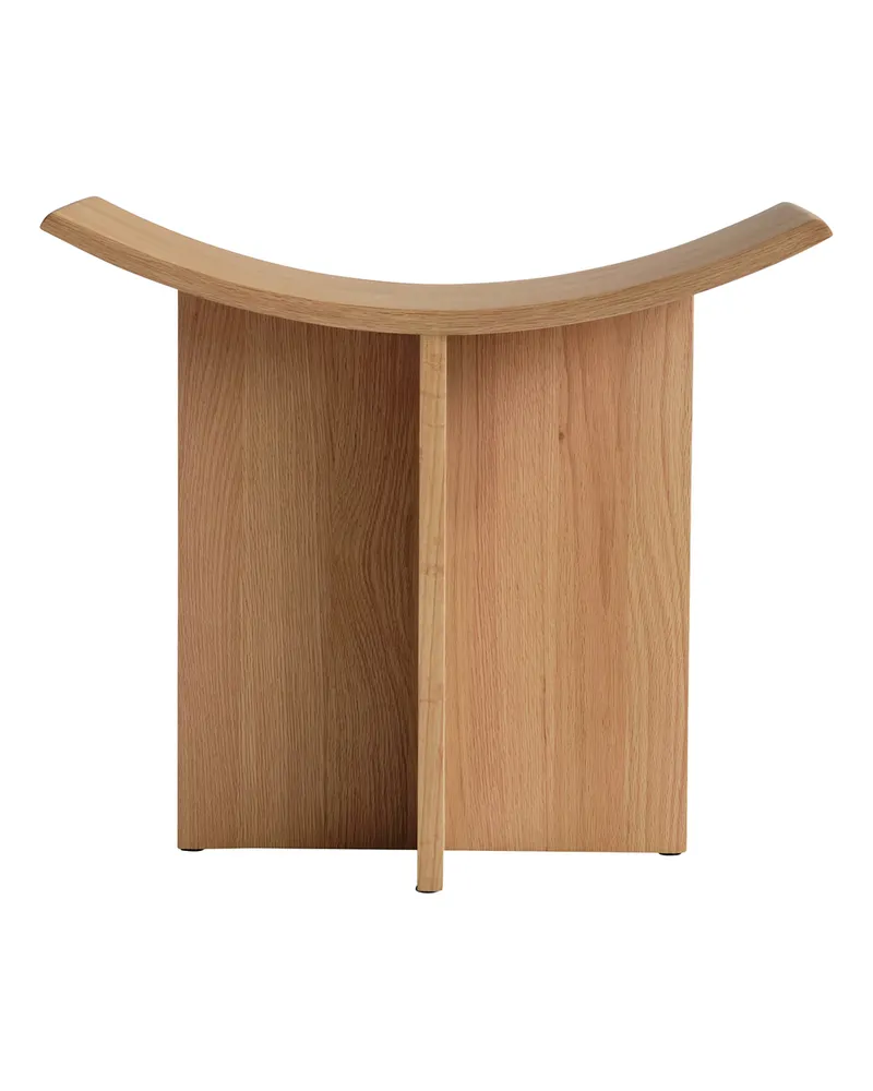 101 Copenhagen Hocker Brutus - Holz natur - massive Eiche - Designer Tommy Hyldahl 