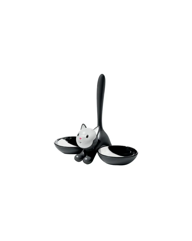Alessi Kochgeschirr Animaux - Schwarz - rostfreier Stahl - Designer Miriam Mirri 