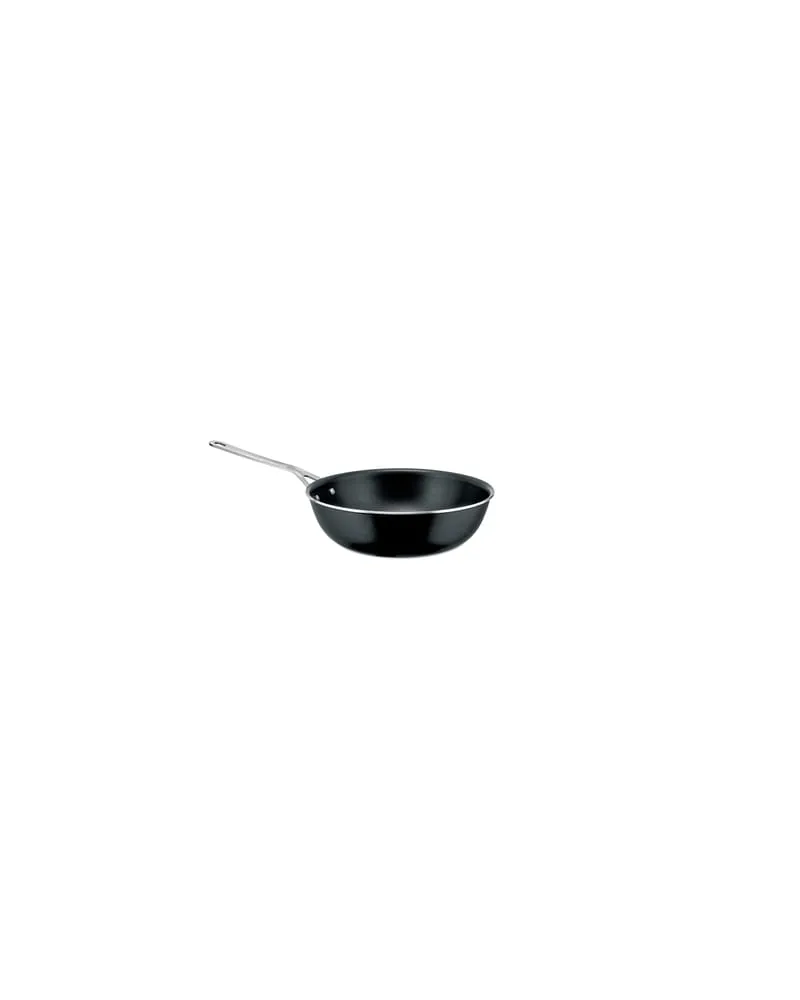 Alessi Hohe Pfanne Pots & Pans - Schwarz - 100% recyceltes Aluminium - Designer Jasper Morrison 