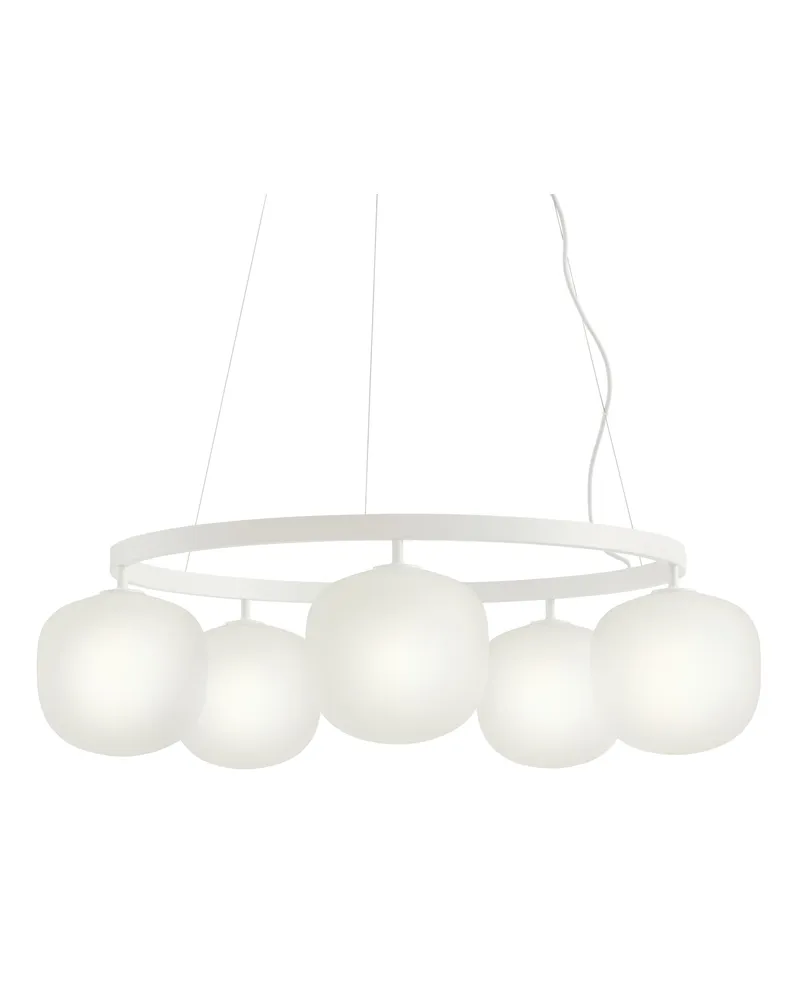 Muuto Pendelleuchte Rime - Schwarz - Thermolackiertes Aluminium - Designer TAF Studio 