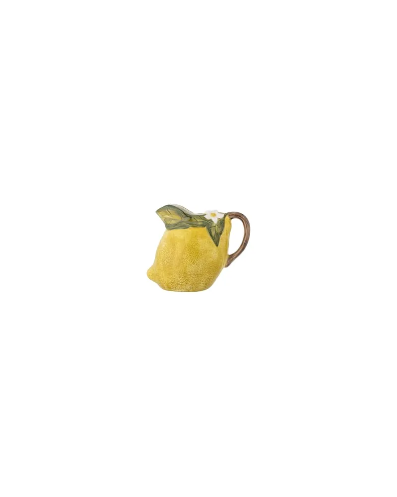 Bloomingville Karaffe Limone - Gelb - emaillierter Sandstein 