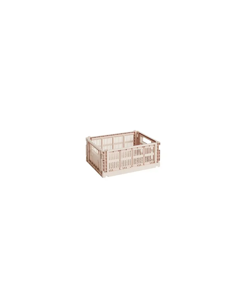 Hay Korb Colour Crate - Beige - Recyceltes Polypropylen - Designer Hay Studio 
