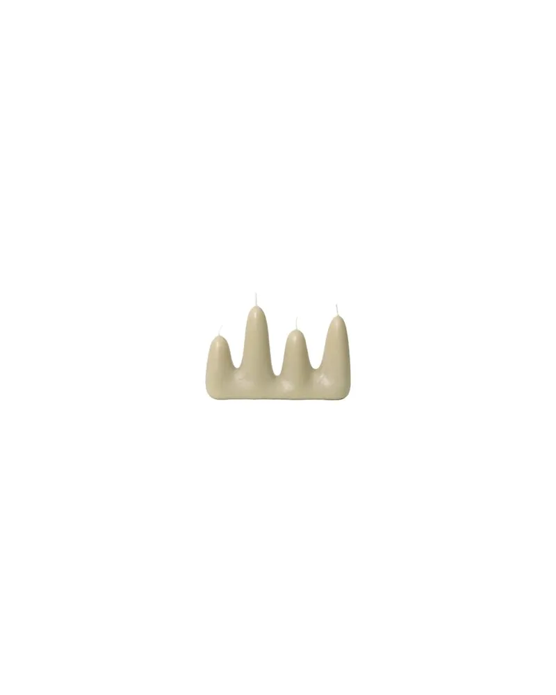 ferm LIVING Kerze Bougeoirs - Beige - Paraffin - Designer Trine Andersen 