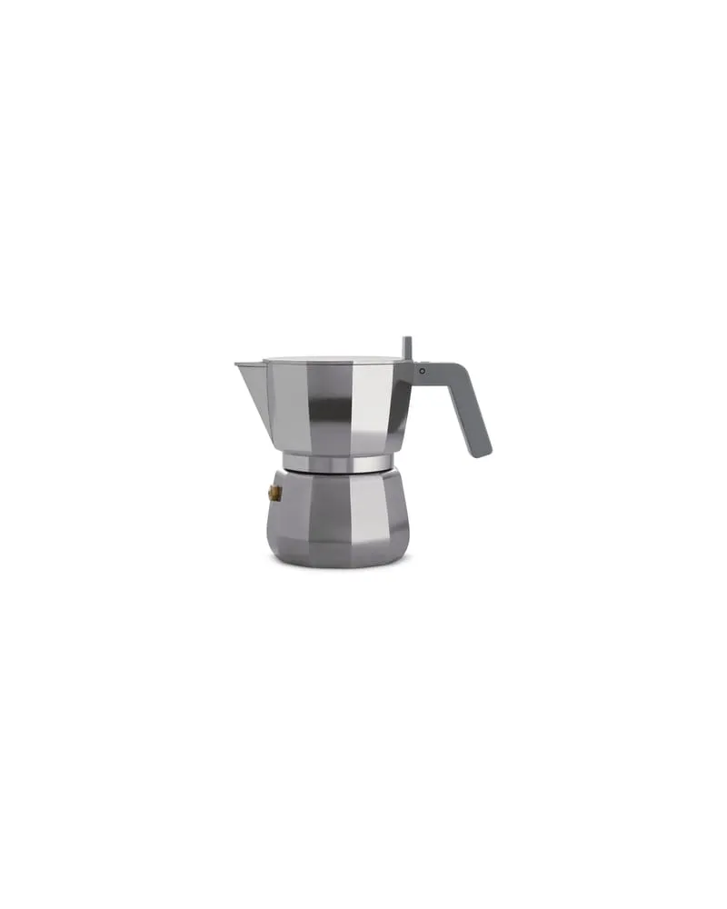 Alessi italienischer Kaffeebereiter Moka - Metall - Gussaluminium - Designer David Chipperfield 