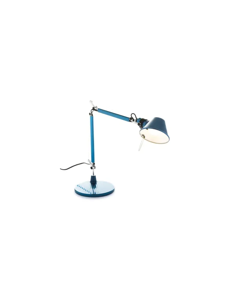 Artemide Tischleuchte Tolomeo - Blau - bemaltes Aluminium - Designer Michele de Lucchi 