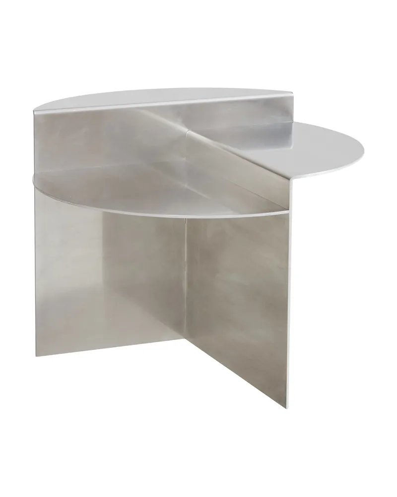 FRAMA Beistelltisch Rivet - Metall - Rohes Aluminium - Designer Jonas Trampedach 