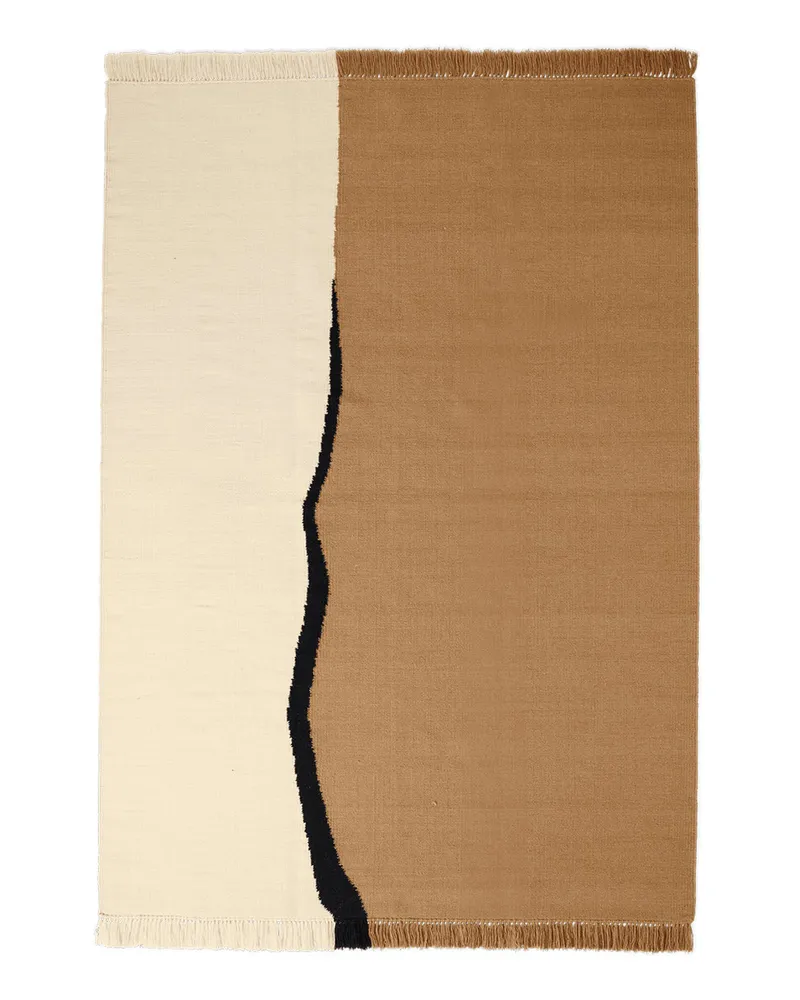 ferm LIVING Teppich Soil - Beige - Wolle aus Neuseeland - Designer Trine Andersen 