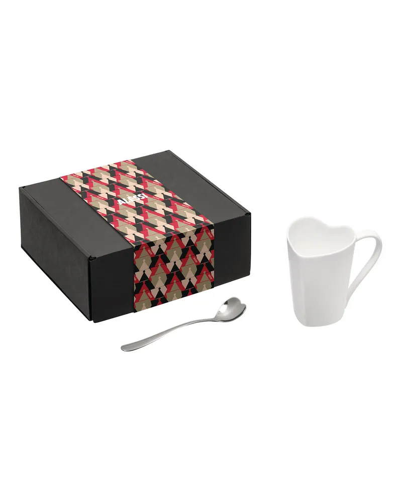 Alessi Geschenkbox Gift set - Weiß - Porzellan - Designer Miriam Mirri 