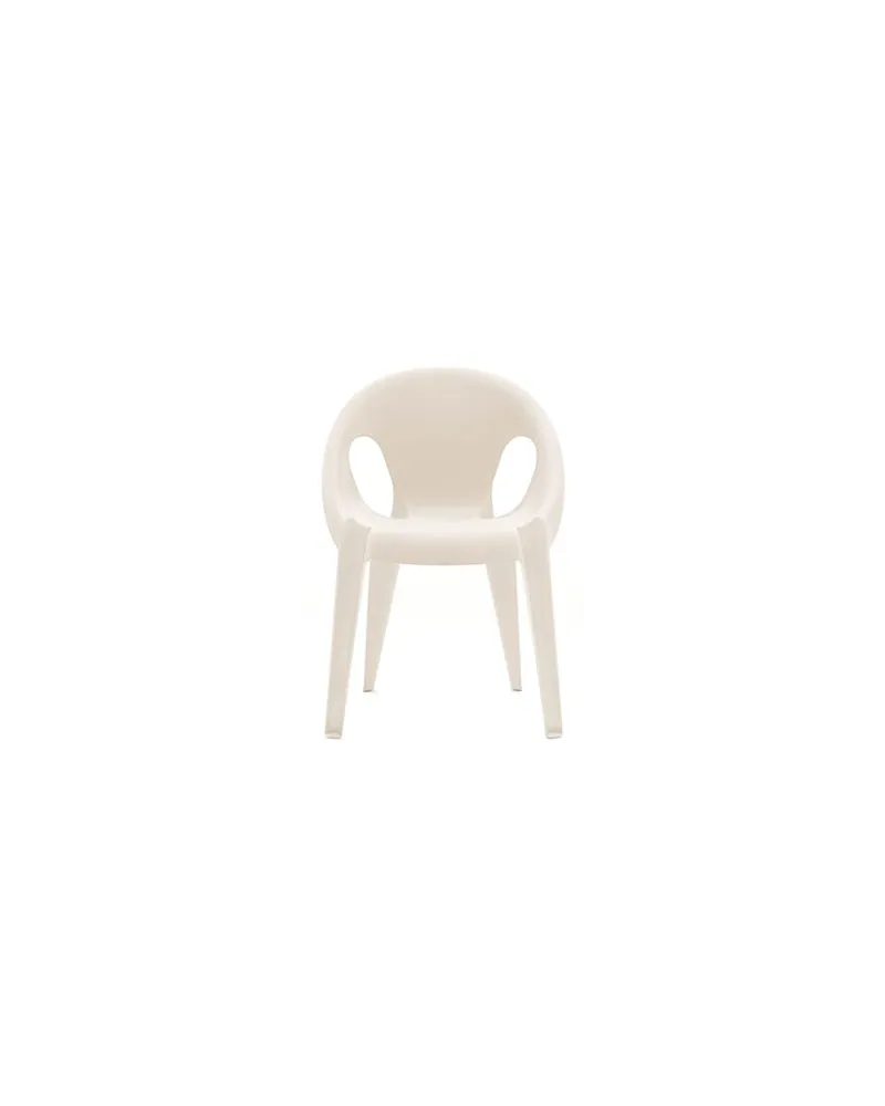 Magis Stapelbarer Sessel Bell - Weiß - Recyceltes Polypropylen - Designer Konstantin Grcic 