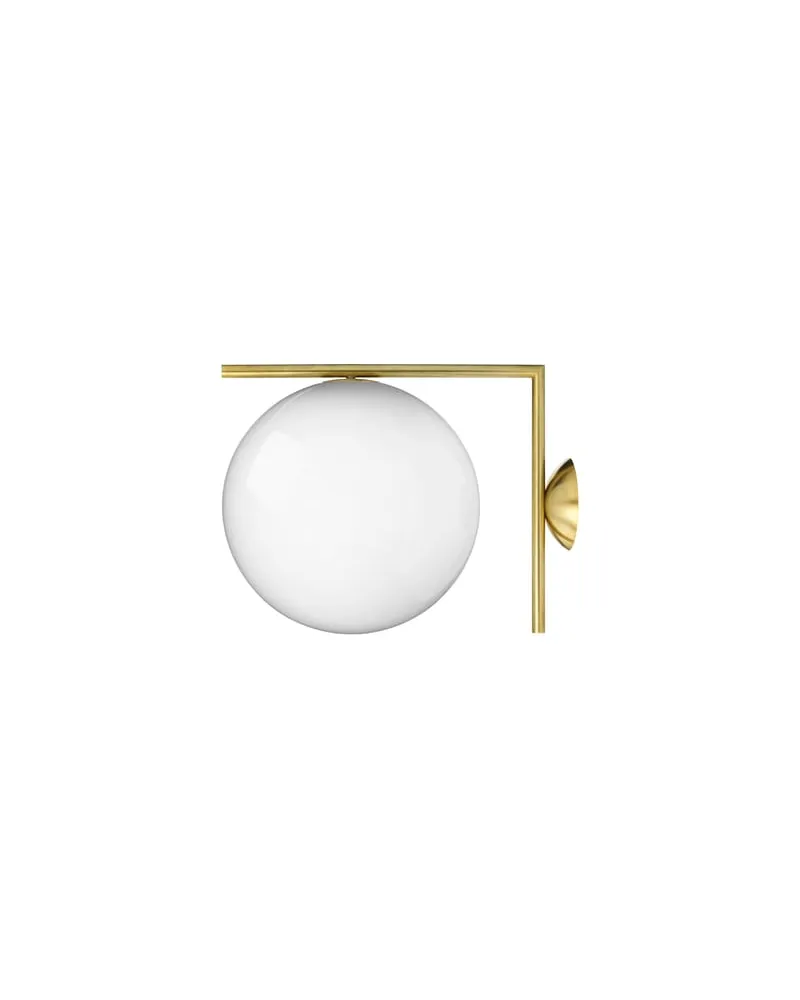 Flos Wandleuchte IC - Metall - geblasenes Glas - Designer Michael Anastassiades 