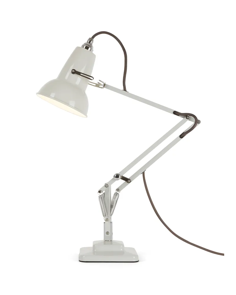 Anglepoise Tischleuchte Original 1227 - Weiß - Gusseisen - Designer George Carwardine 