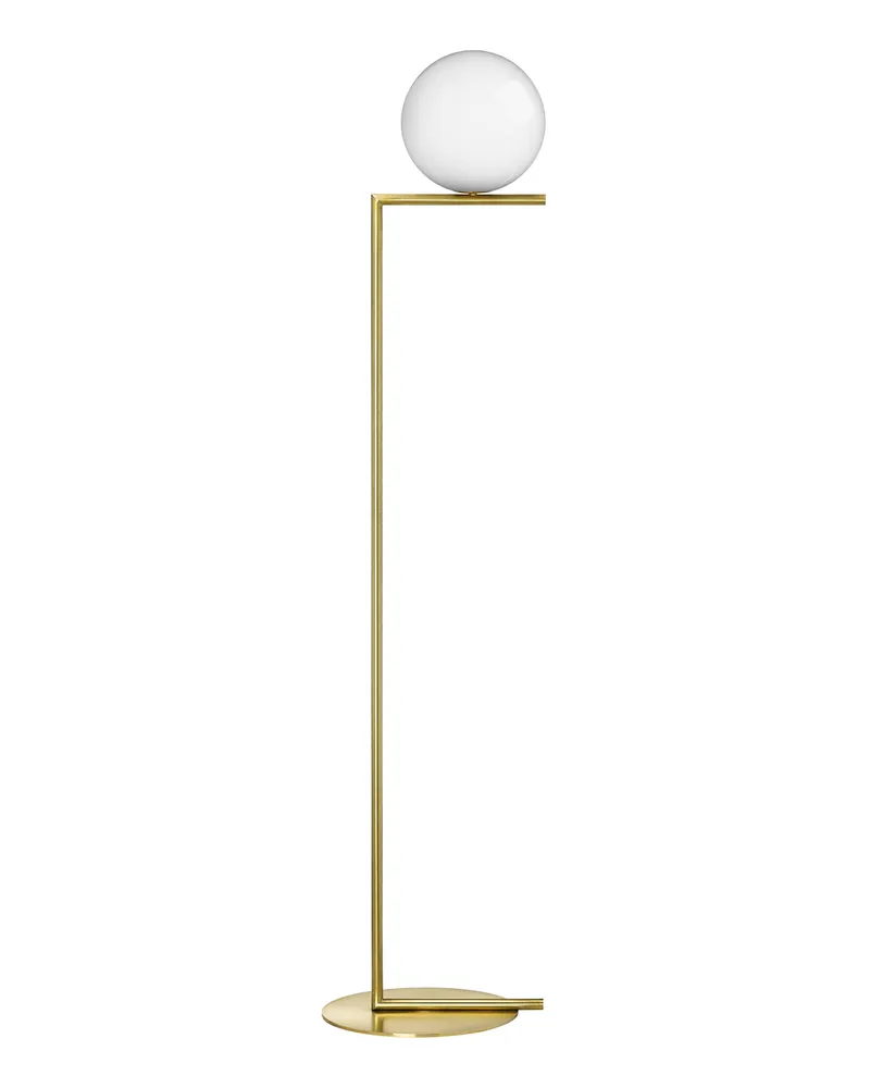 Flos Stehleuchte IC - Metall - geblasenes Glas - Designer Michael Anastassiades 