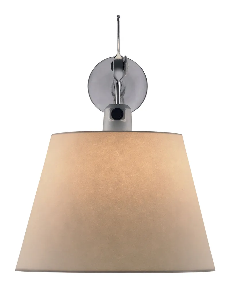 Artemide Wandleuchte Tolomeo - Beige - Pergamentpapier - Designer Michele de Lucchi 