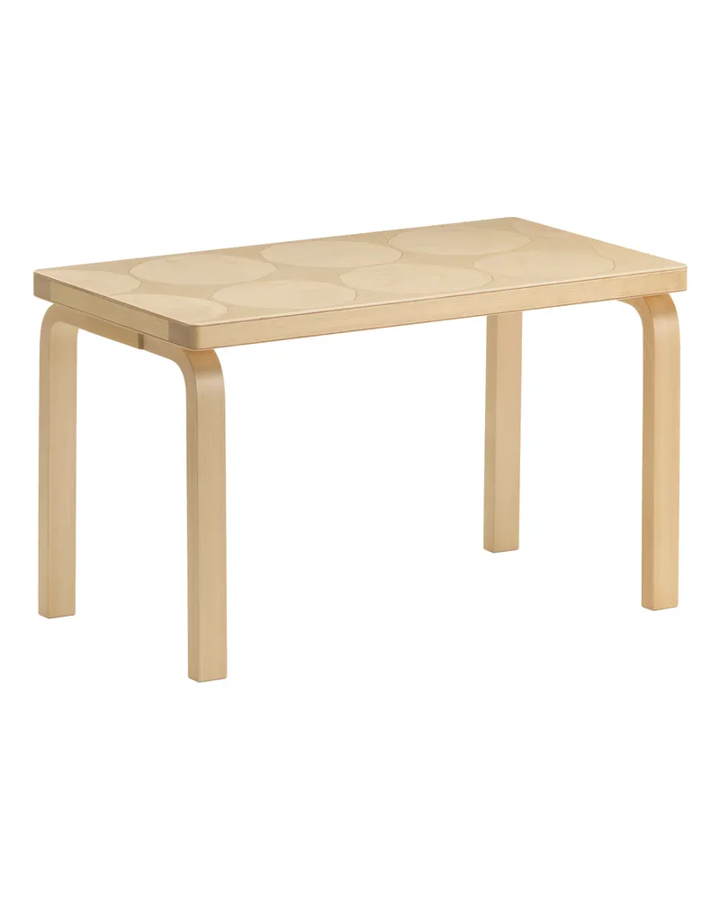 Artek Bank Artek + Marimekko - Holz natur - Birke Schichtholz - Designer Maija Isola 