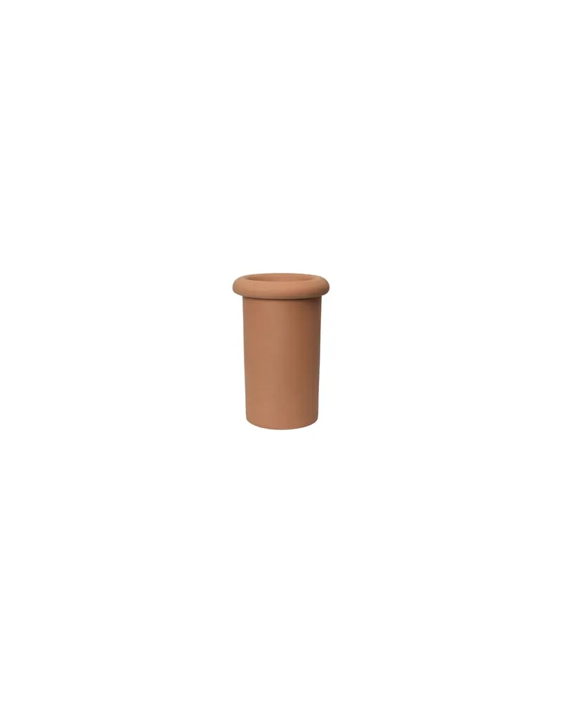 ferm LIVING Blumentopf Rollo - Orange - Terrakotta 