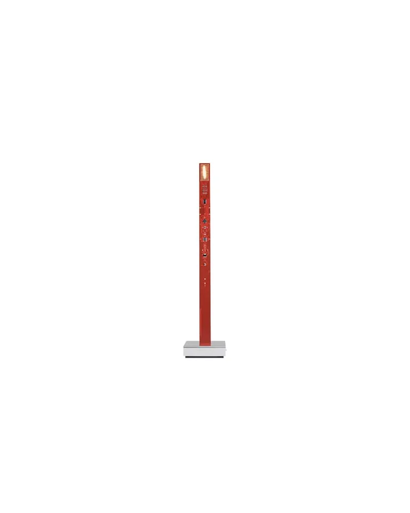 Ingo Maurer Tischleuchte My New Flame - Rot - Plastikmaterial - Designer Moritz Waldemeyer 