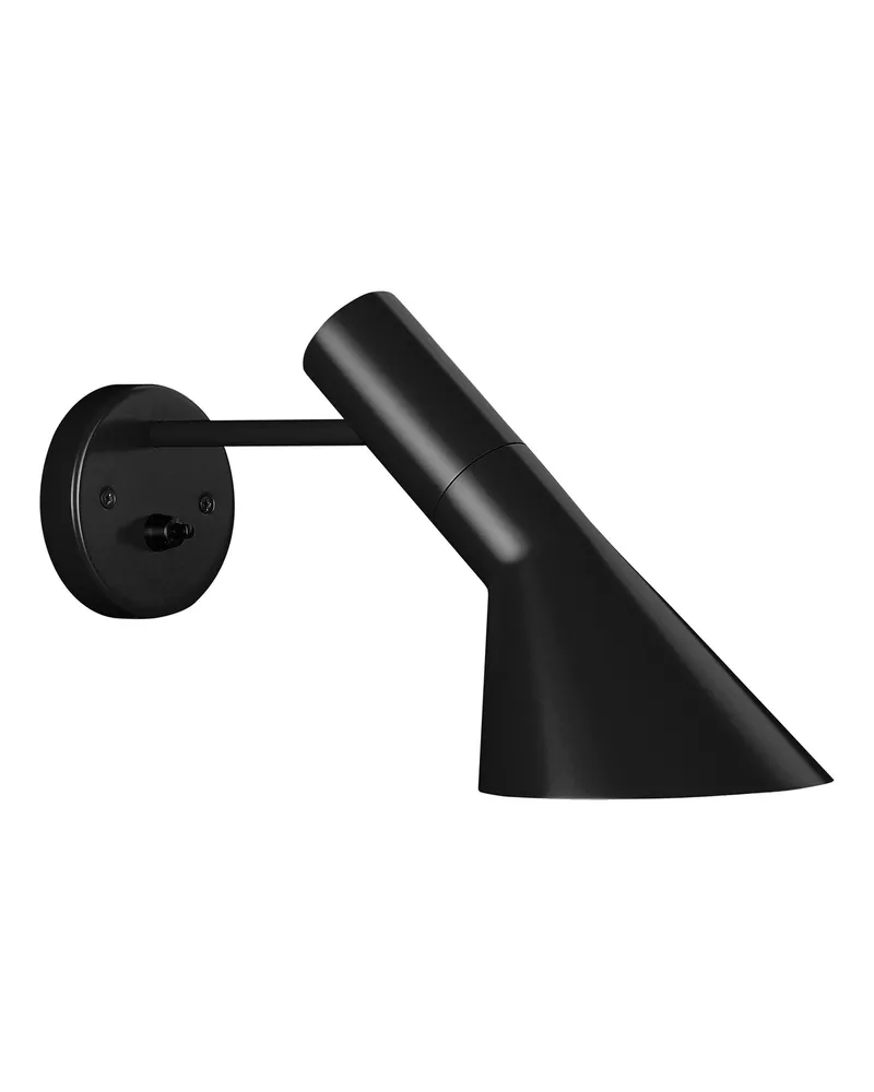 Louis Poulsen Wandleuchte AJ - Schwarz - Stahl - Designer Arne Jacobsen 