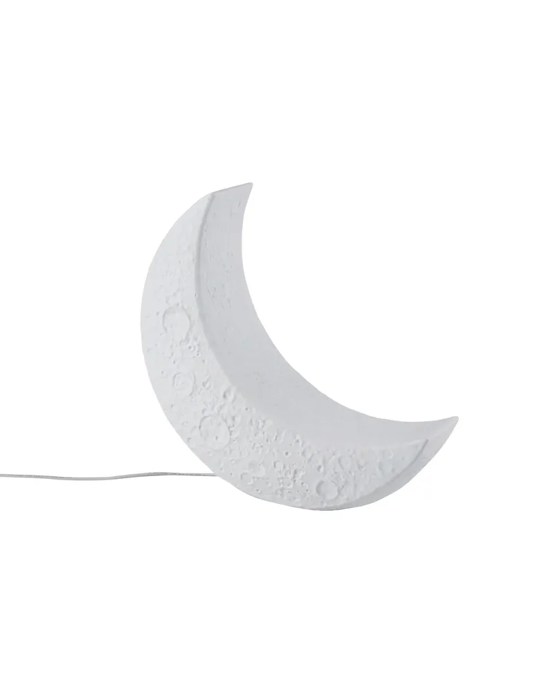 Seletti Tischleuchte My moon - Weiß - Porzellan - Designer Marcantonio 
