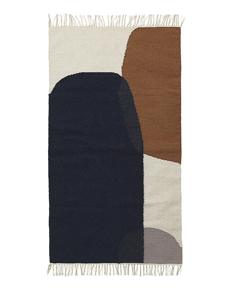 ferm LIVING Teppich Tapis - Bunt - Wolle - Designer Trine Andersen 