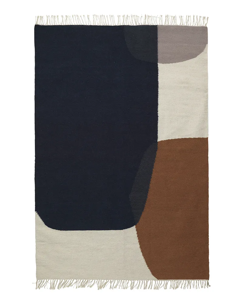 ferm LIVING Teppich Tapis - Bunt - Wolle - Designer Trine Andersen 