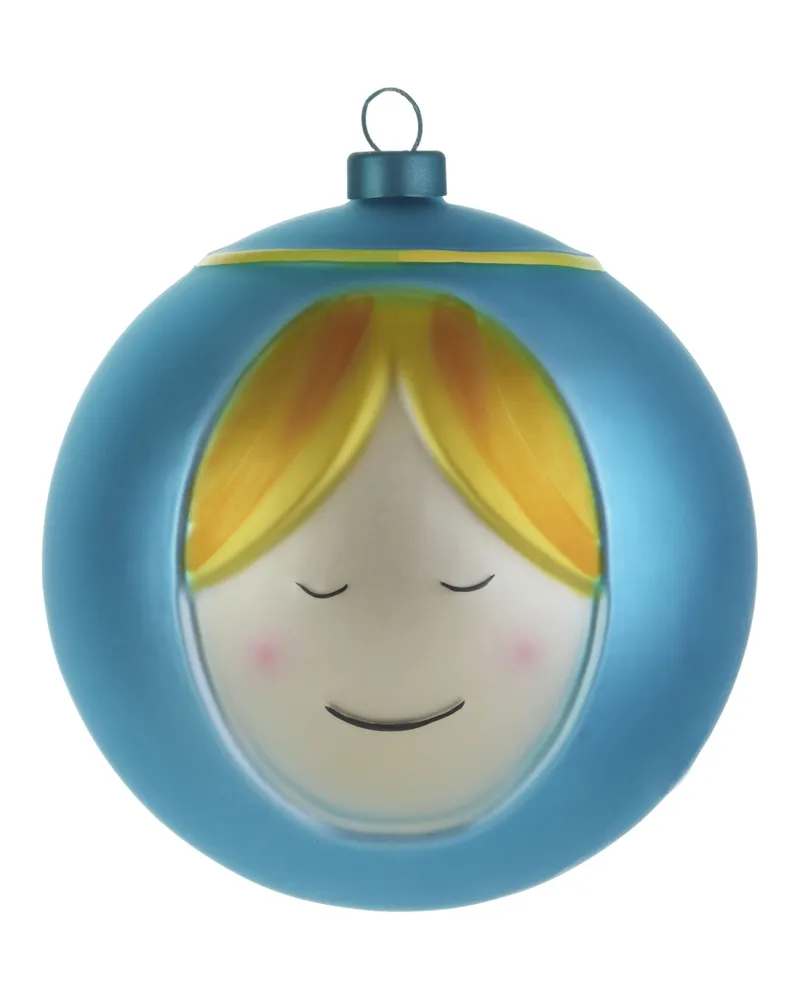Alessi Weihnachtskugel Noël - Bunt - mundgeblasenes Glas - Designer Marcello Jori 