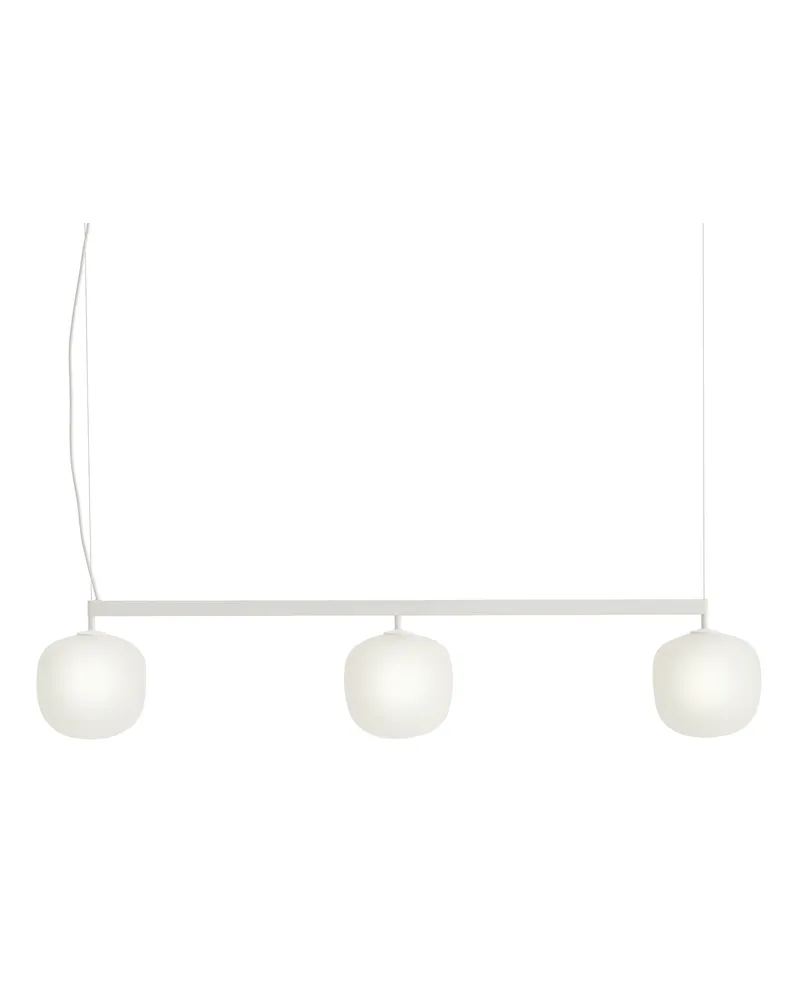 Muuto Pendelleuchte Rime - Weiß - Thermolackiertes Aluminium - Designer TAF Studio 