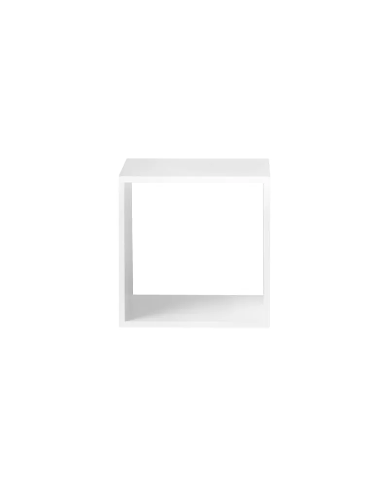 Muuto Regal Stacked 2.0 - Weiß - mitteldichte bemalte Holzfaserplatte - Designer Julien De Smedt 
