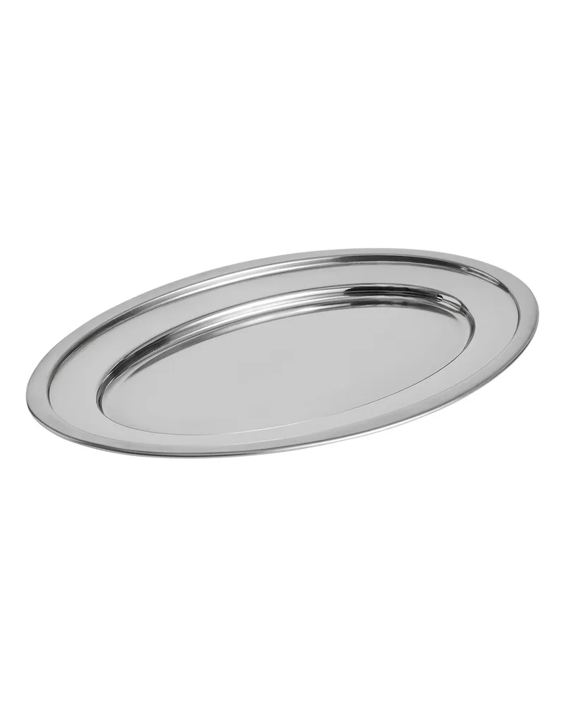 Hay Servierplatte Essential - Silber - polierter rostfreier Stahl 
