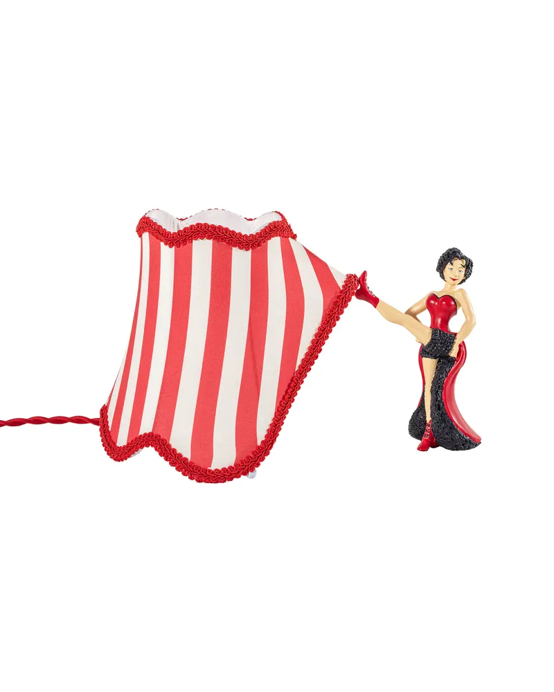 Seletti Tischleuchte Circus - Rot - Polyester-Gewebe - Designer Uto Balmoral 