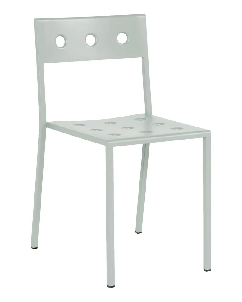 Hay Stapelbarer Stuhl Balcony - Grün - thermolackierter Stahl - Designer Ronan & Erwan Bouroullec 