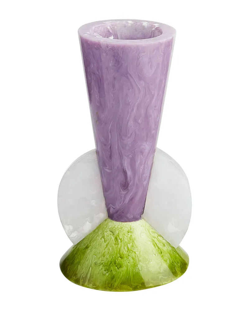 Jonathan Adler Vase Mustique - Blau - Polyacryl - Designer Jonathan Adler 