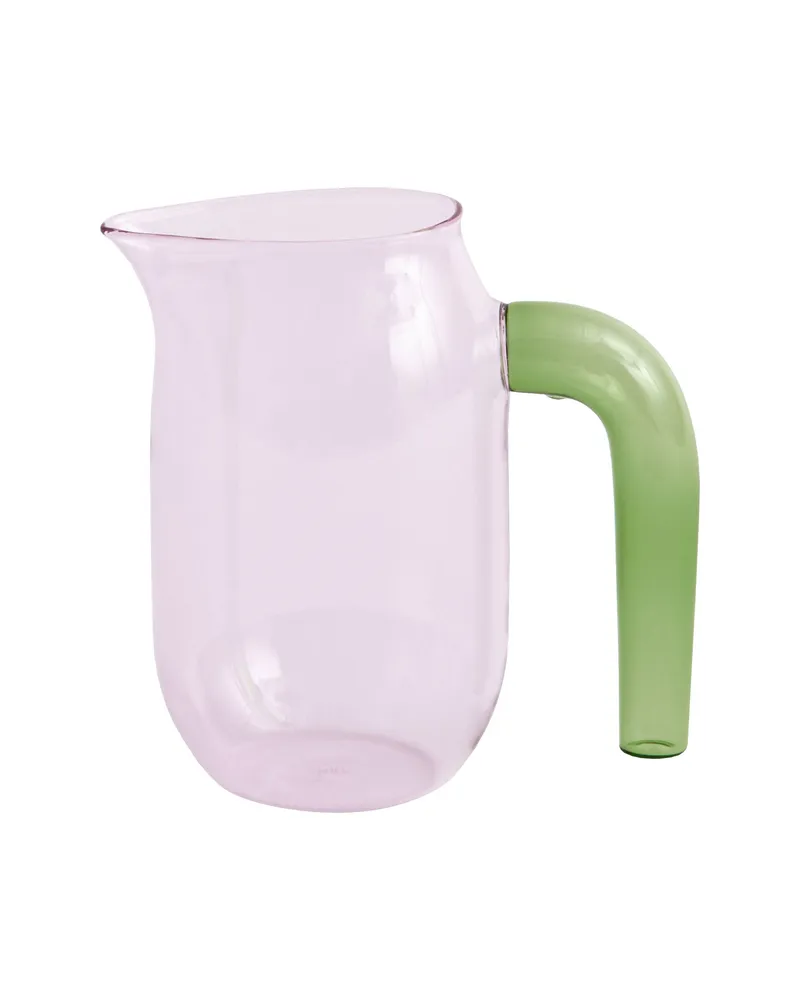 Hay Karaffe Jug - Rosa - Borosilikatglas - Designer Jochen Holz 