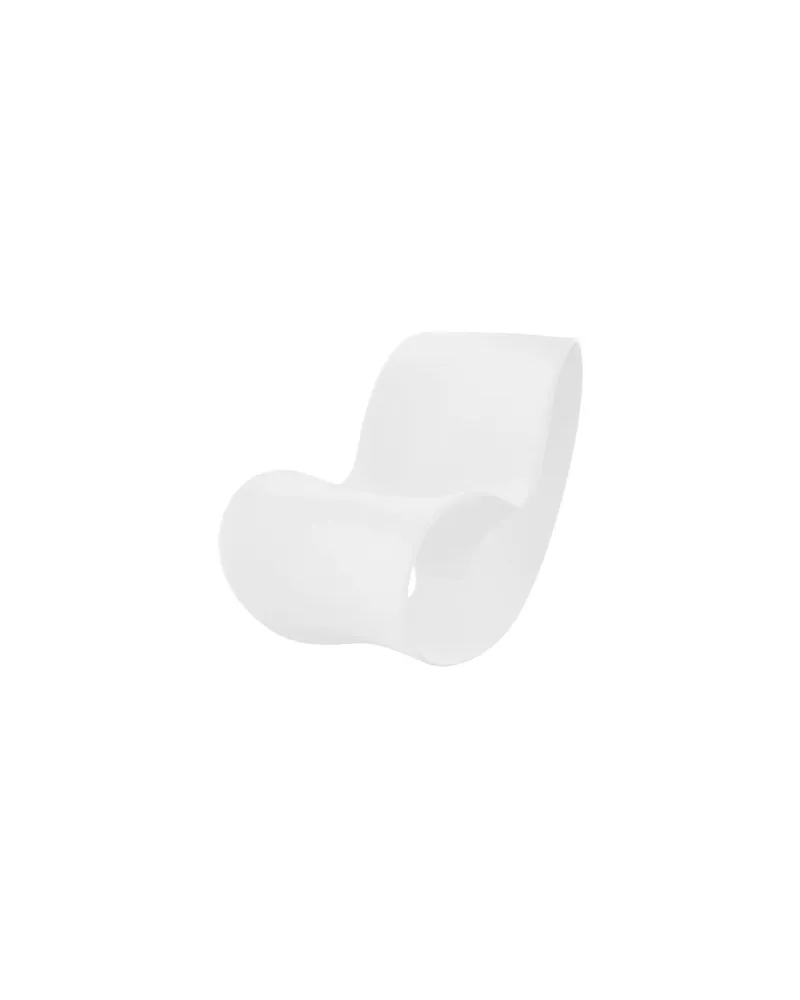 Magis Schaukelstuhl Voido - Weiß - Polyäthylen - Designer Ron Arad 