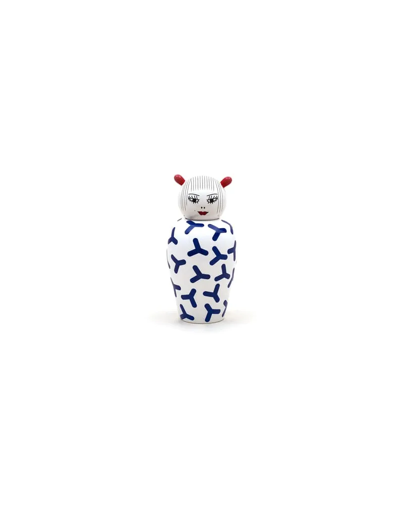 Seletti Vase Canopie - Blau - Porzellan - Designer Elena Cutolo 