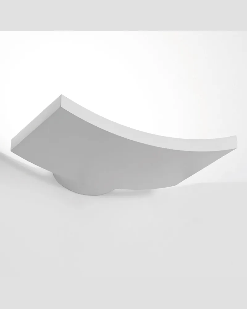 Artemide Wandleuchte Microsurf - Weiß - klarlackbeschichtetes Aluminium - Designer Neil Poulton 